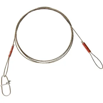 Cormoran 7x7 Wire Leader - Loop and Corlock Snap Hook 6kg 60cm 2ks