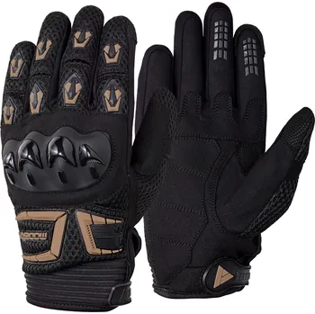 Moto rukavice Rukavice MODEKA MX Top II Černá-Hnědá 9