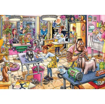 Dětské zboží JUMBO Wasgij? 23 – Psí salon! (1000 dílků)