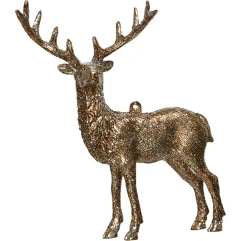 Vánoce HIGHLIFE Závěsná ozdoba - Jelen, bronzový