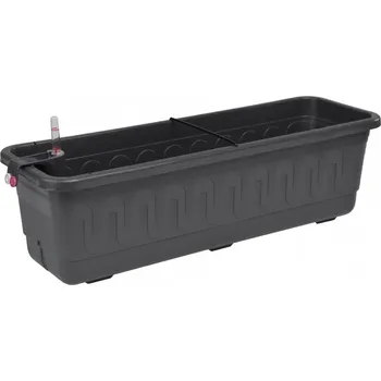 Truhlík PLASTKON Truhlík samozavlažovací FANTAZIE SMART multipack 2ks, 80cm, antracit