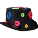 Funny Fashion Klobouk cylindr s knoflíkama