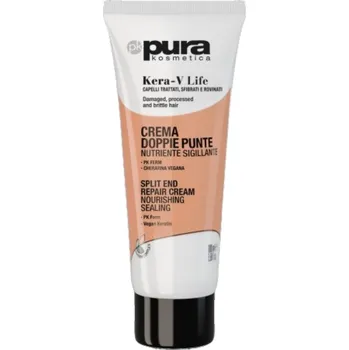 PURA KOSMETICA Kera-V Life krém na roztřepené konečky 100ml Krém na roztřepené konečky • zacelující & ochranný