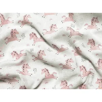 Tetra osuška dětská 90x100 Růžový jednorožec 1ks