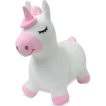 Dětské zboží Jamara Nafukovací hopsací plyšový jednorožec