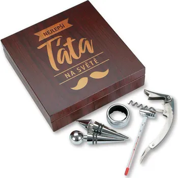 Otvírák Pětidílná sada na víno nejlepší táta