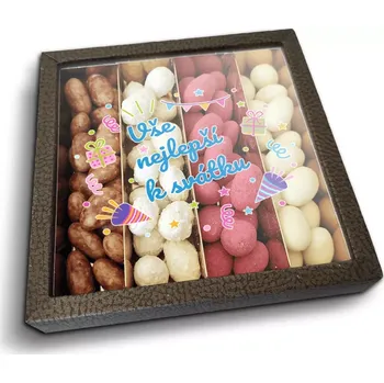 Cukrovinka Sablio Mandle v čokoládě Vše nejlepší k svátku 2 - 4x 80g