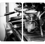 KESPER Multifunkční skleněná deska 2 ks Espresso 50 × 28,5 × 0,7 cm