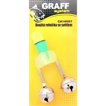 Volný čas Graff Dvojitá rolnička se světlem, 2 ks