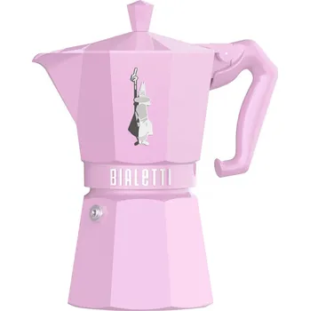 Moka konvice Bialetti Exclusive Moka růžová 6 porcí