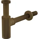 ALCA A400ANTIC Sifon umyvadlový DN32 DESIGN, bronz-antic