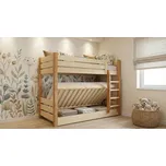 Patrová postel Oaza Snu Empire 90 x 200 cm hnědá