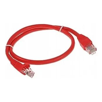 Síťový kabel Patchcord Cat5e DELTA 0,5 m červený