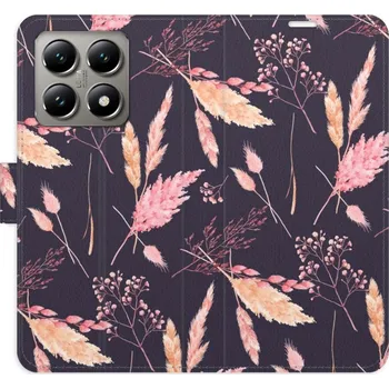 Pouzdro na mobilní telefon iSaprio Flip pouzdro Ornamental Flowers 02 pro Xiaomi 14T Pro