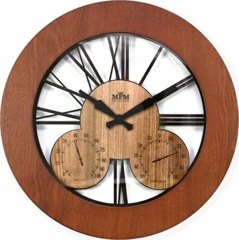 Hodiny VELKÉ DŘEVĚNÉ HODINY NA ZEĎ E07.3664.5251 43 cm