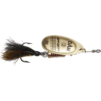 Umělá nástraha Effzett Standard Spinner Dressed, 2 × 6 g Velikost 3 Gold