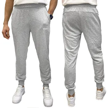 Puma pánské tepláky ESS Logo pants TR cl 679629-04 šedé, velikost M