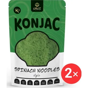 Dětská výživa Usui Konjakové nudle se špenátem bez sacharidů 2 x 270 g