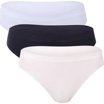Dámské spodní prádlo 3PACK dámská tanga Calvin Klein vícebarevné (QD5211-FBI) XS QD5211-FBI Možnost vrácení zboží ZDARMA do 120 dnů!