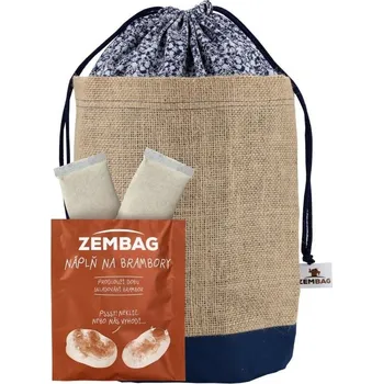 Pytel na brambory TERPENIX Zembag na 5 kg brambor, modrý květinový