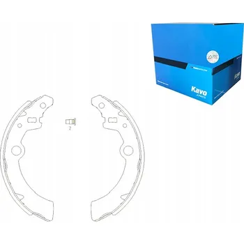Brzdová čelist Kavo Parts KBS-8907 Sada brzdových čelistí