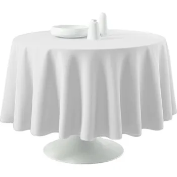 ubrus Today Kulatý ubrus OVA, bílý, 180 cm