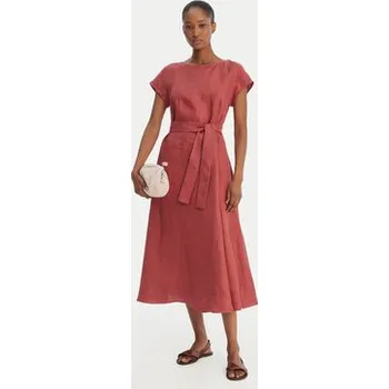 Dámské šaty Weekend Max Mara Letní šaty Esordio 2615221052 Červená Regular Fit 36