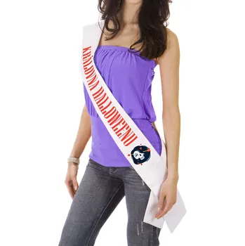 Party dekorace Halloweenská šerpa královna Barva: Fuchsiová