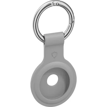 Příslušenství pro sluchátka AlzaGuard Silicone Keychain pro Airtag šedá