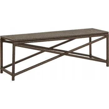 Zahradní lavice Lavička bez opěradla plast 120 x 40 cm