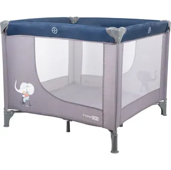 Dětská ohrádka FreeON Dětská ohrádka Slon, šedá/modrá