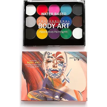 Make-up FunCo Dětská sada barev na obličej a tělo 16 ks