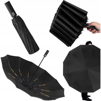 Deštník Okazeo automatický deštník černý