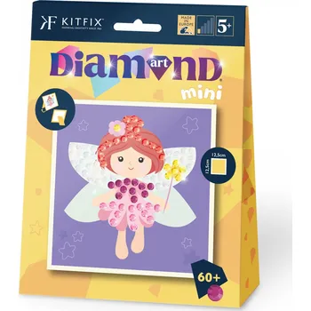 Diamantové malování Kitfix Diamantové malování pro nejmenší Mini - Víla 5+