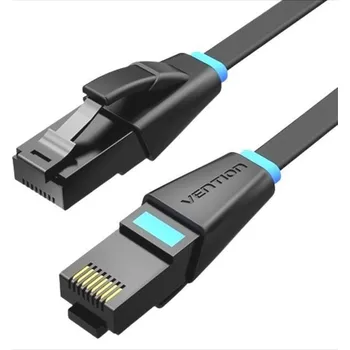 Datový kabel Vention Flat Cat.6 UTP Patch Cable 5M Black