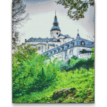 Diamantové malování Painting Queens Diamantové malování Zámek Frýdlant 2, 80 × 100 cm, bez rámu, hranaté