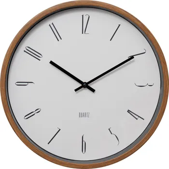 Hodiny Edaxo Nástěnné hodiny v industriálním stylu Aratio černé, průměr 70 cm