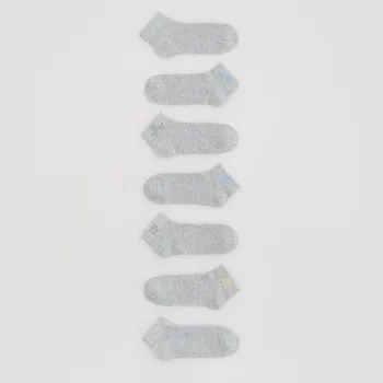 Reserved - Sada 7&nbsp;párů ponožek - světle šedá - 340IR-09M - 340IR-09M-K37