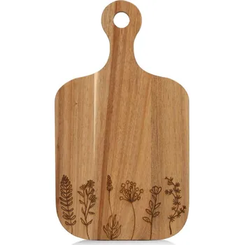 Kuchyňské prkénko ZELLER Servírovací prkénko závěsné, motiv květiny 30 × 17 × 2 cm