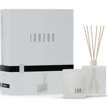 Svíčka JANZEN dárková sada Cosy Moments Black 2 ks
