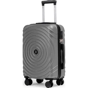ROWEX Hypnotizer, příruční univerzální cestovní kufr s TSA zámkem, stříbrný