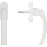 Blaugelb Okenní klička FGS 1758 45°, trn 32 mm, RAL9016 bílá