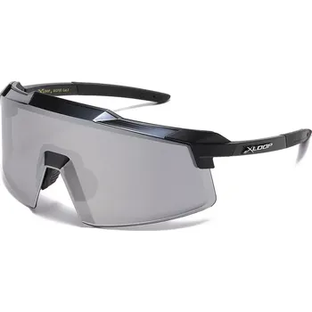 Sluneční brýle Xloop SHIELD WRAP sportovní sluneční brýle Leo Stříbrné