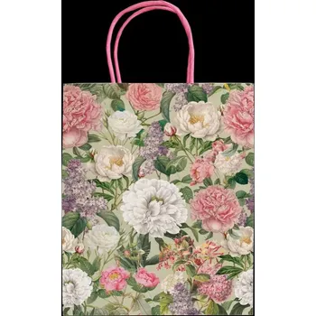 Dárková taška Dárková papírová taška Peonies & Roses White Peony