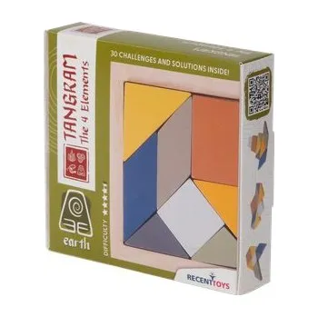 Hračka RECENTTOYS Tangram 4 elementy - země