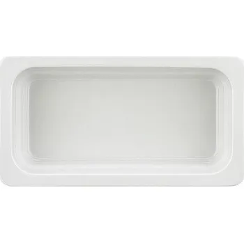 SCHÖNWALD Gastronádoba 1/3 , 325 × 176 mm, v = 20 mm, bílá, porcelán
