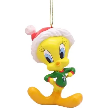 Vánoční dekorace Kurt Adler Vánoční ozdoba Tweety 9cm