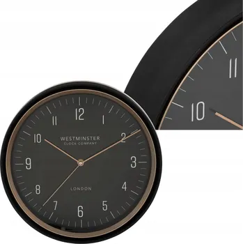 Hodiny HODINY NÁSTĚNNÉ, KUCHYŇSKÉ, SVEN, ČERNÉ, Ø 29 CM, MINIMALISTICKÉ