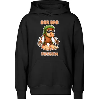 Chlapecká mikina Dětská mikina Brr brr Patatim Barva: Černá, Velikost: 10