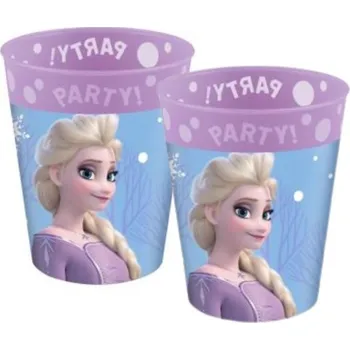 Kojenecká láhev GODAN Plastový kelímek frozen 2/ledové království 250 ml, 2 ks